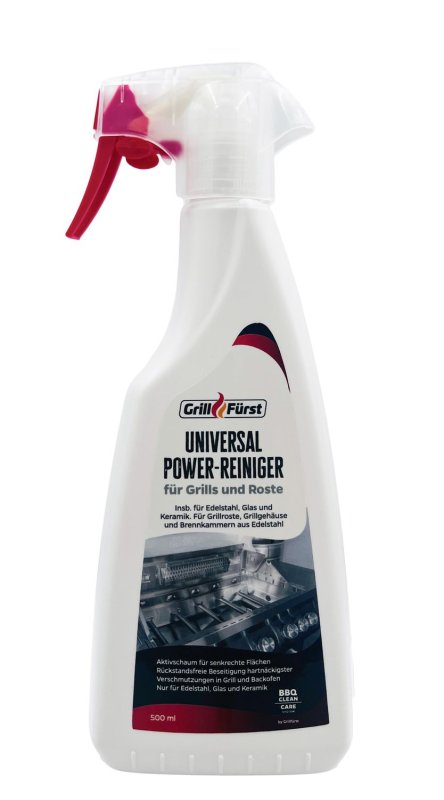 Grillfürst Universal Power-Reiniger für Grillgeräte - 500 ml - Aktiv-Schaumreiniger