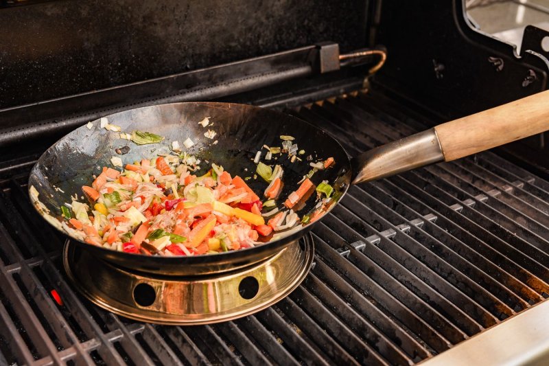 Grillfürst Universal Wok-Ring für Seitenkocher / Wok Ablagering