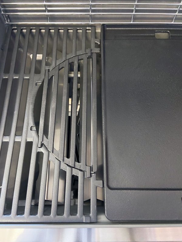 Grillfürst Gusseisen-Halbrost / Einsatz für Weber GBS Grillrostsystem