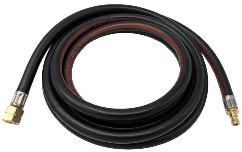 Grillfürst Wohnwagen Steckschlauch 300 cm - Stecktülle auf 1/4" - für Gassteckdose an DE-Gasgeräte