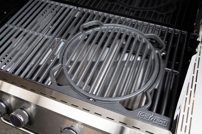 Grillfürst X-Rost System - Grillrost aus Gusseisen für alle Grillfürst Gasgrills G-Serie (ab G210), S-Serie und Independence-Serie