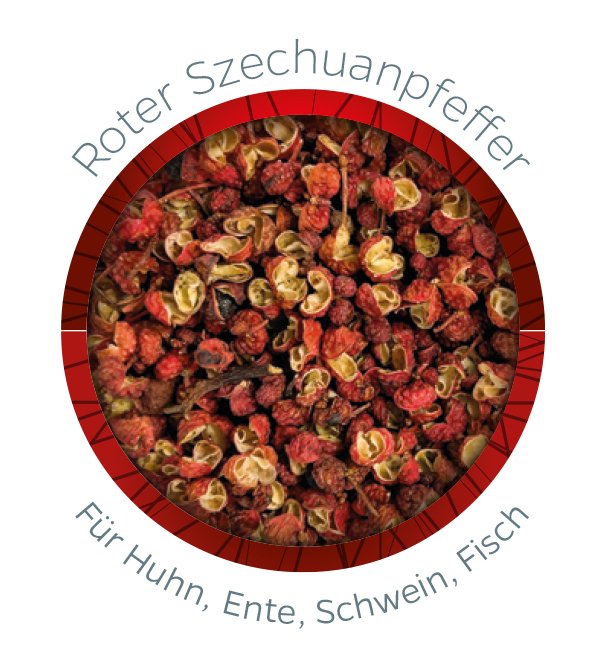 Grillfürst Roter Szechuanpfeffer - Keramikdose 30g - Inkl. Grillfürst Gewürzmühle