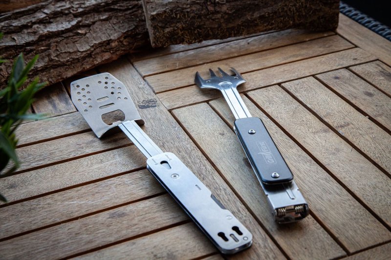 Grillfürst BBQ - Multitool - 4in1 Grillbesteck - Grillgadget