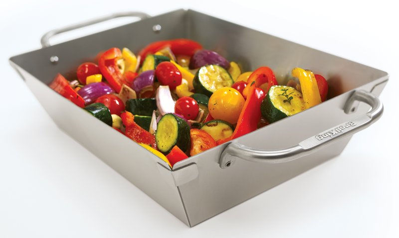 Broil King Imperial Gemüse Grillkorb Edelstahl / 33,5 x 24,5 x 8,5 cm