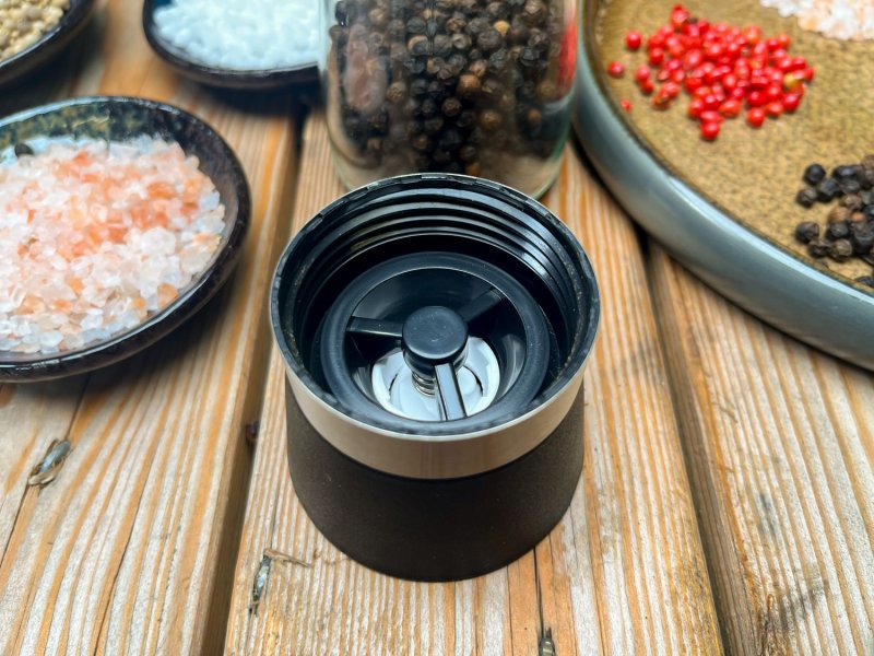 Grillfürst Gewürzmühle 3er Set - für Salz, Pfeffer, Gewürze und Gewürzmischungen