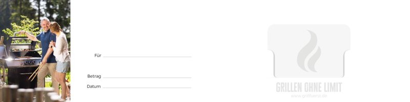 Grillfürst Geschenk Gutschein 20€