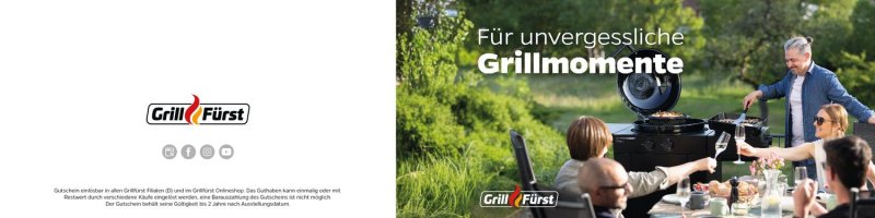 Grillfürst Geschenk Gutschein 20€