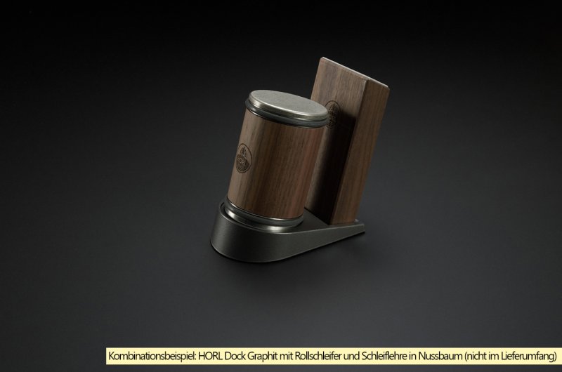 HORL Dock - graphit - für HORL Rollschleifer und HORL Schleiflehre