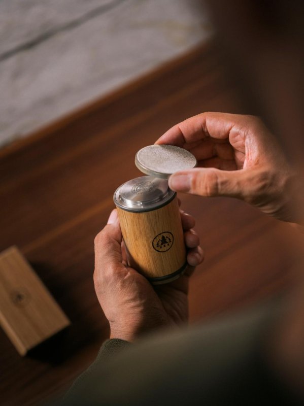 HORL 3 - Rollschleifer / Messerschleifer mit Magnetschleiflehre mit 15° / 20° Schleifwinkel - Eiche - NEU 2025