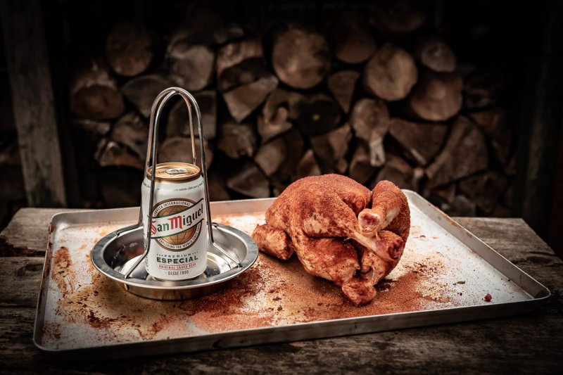 Grillfürst Hähnchenhalter / Bierdosen Hähnchen / Hähnchenbräter