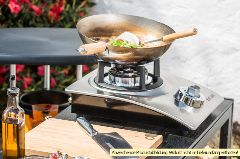 Hot Wok Silver Line Wokbrenner Gas 4,5 kW / Edelstahl