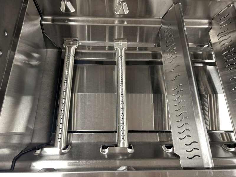 Grillfürst Independence P590E Einbaugrill - mattschwarz - mit Heckbrenner und Edelstahlrosten