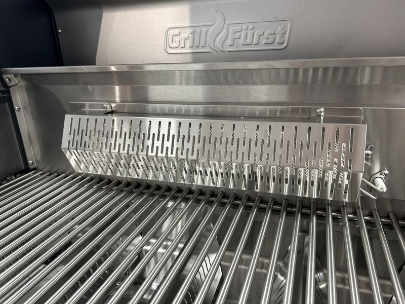 Grillfürst Independence P590E Einbaugrill - mattschwarz - mit Heckbrenner und Edelstahlrosten