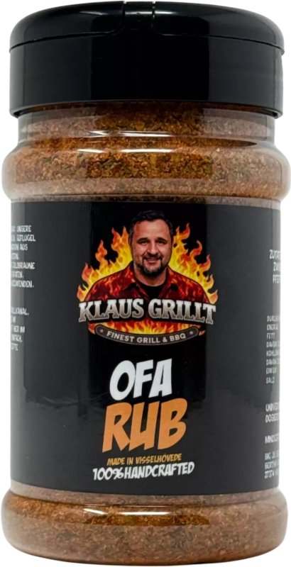 Klaus grillt OFA Rub 250 g Streuer