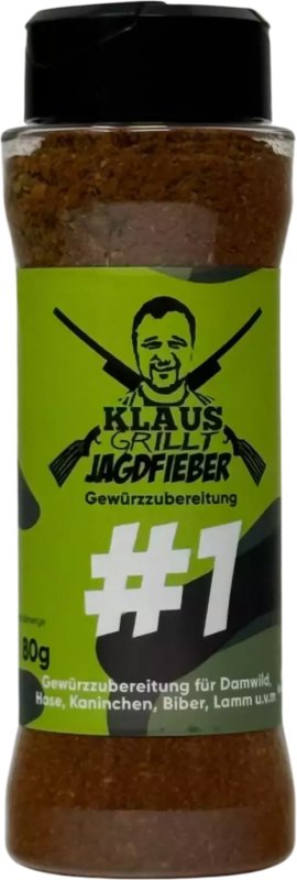 Klaus grillt Jagdfieber #1 80g Streuer
