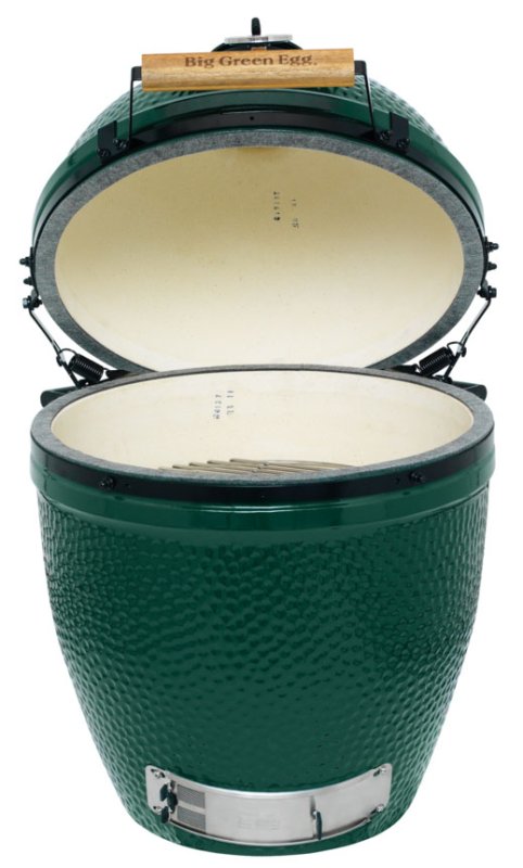 Big Green Egg Large Keramikgrill PRO Starterset - 50 Jahre Big Green Egg Jubiläums-Paket: mit Nest + Handler, Seitentischen, ConvEGGtor, EGGspander