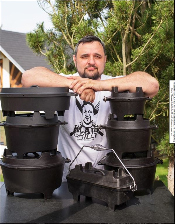 Klaus grillt Dutch Oven Buch - 60 unfassbar leckere Rezepte