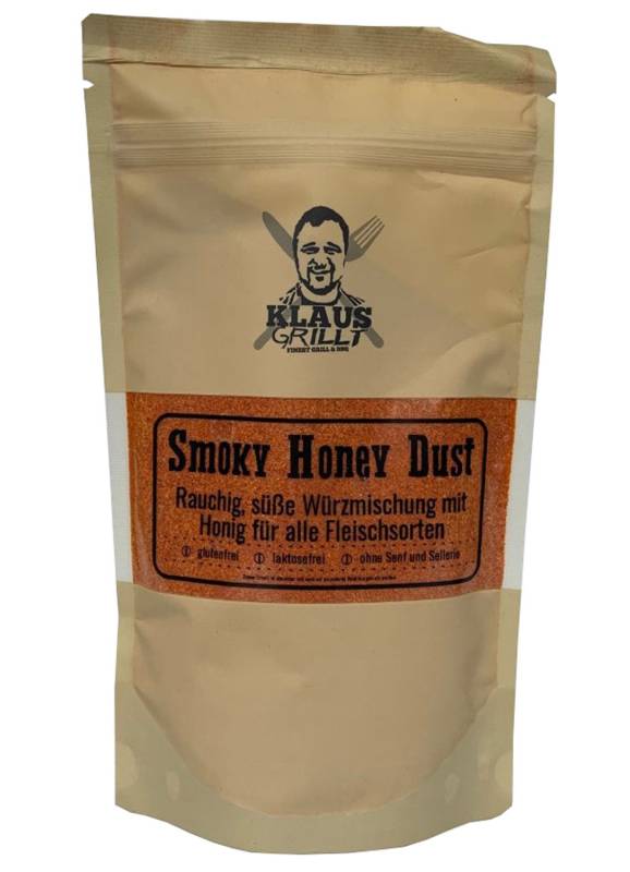 Smokey Honey Dust Rub 250 g Beutel by Klaus grillt
