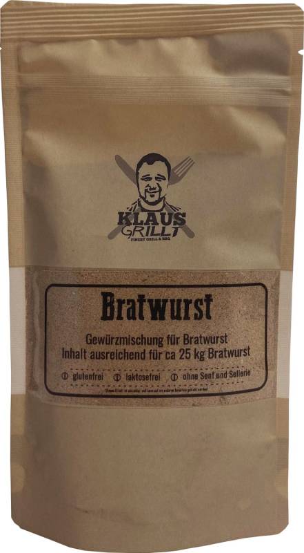 Bratwurst Gewürzmischung 150 g Beutel by Klaus grillt