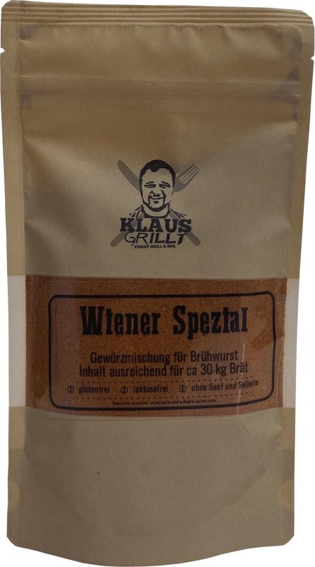 Wiener Special Brühwurst Gewürzmischung 150 g Beutel by Klaus grillt