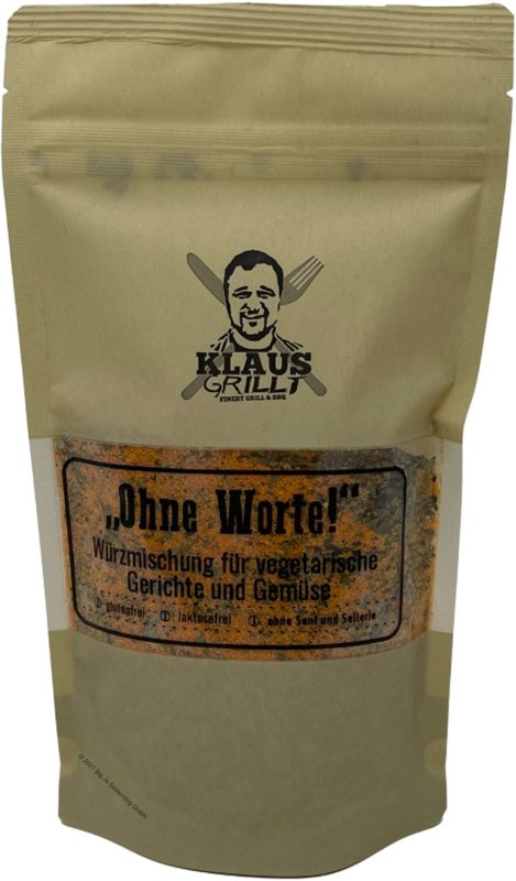 Ohne Worte Gewürzmischung 250 g Beutel by Klaus grillt