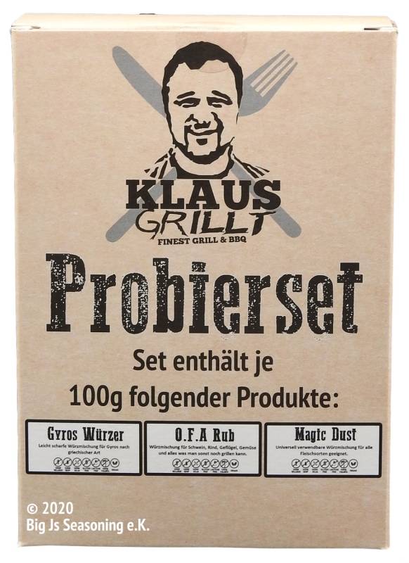 Probierset #1 OFA / Magic Dust / Gyros 3x 100g Beutel by Klaus grillt