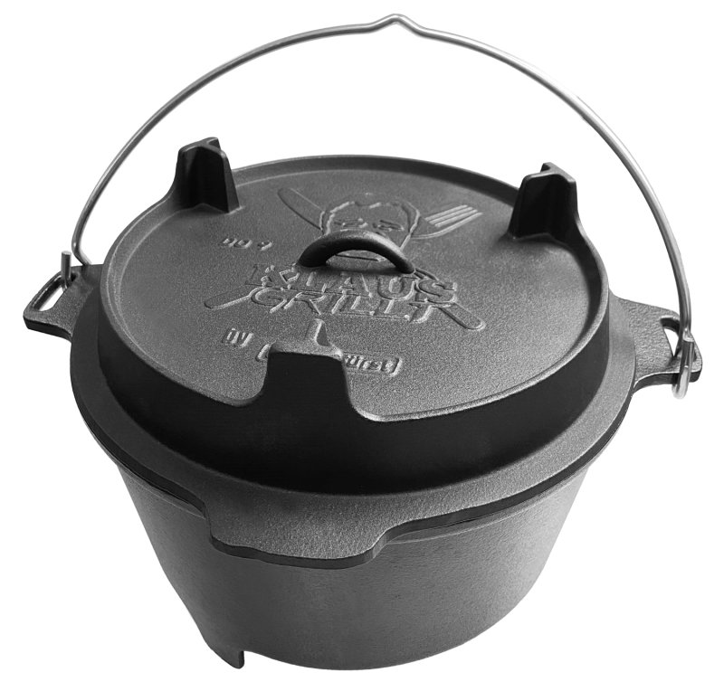 Ab 1.400,00€ Warenkorb kostenfrei dazu: Grillfürst Dutch Oven BBQ Edition DO9 - Klaus Grillt Sonderedition