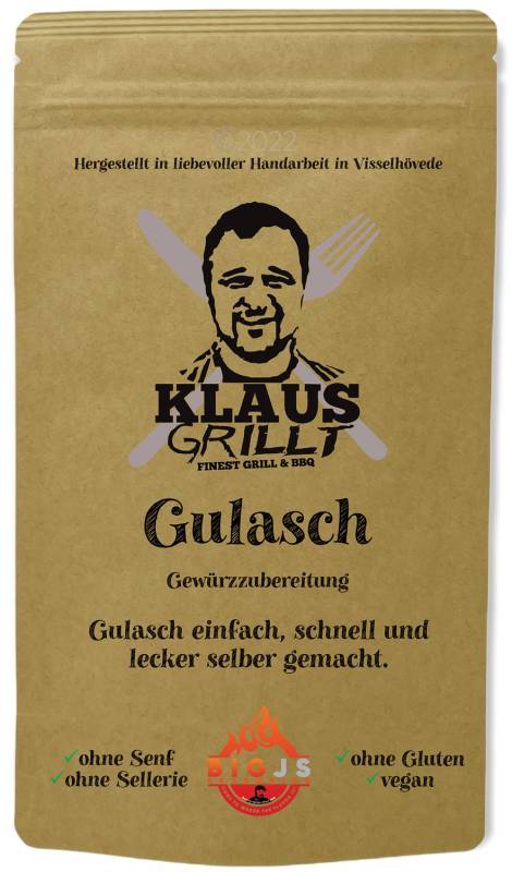 Gulasch Gewürz 250 g Beutel by Klaus grillt
