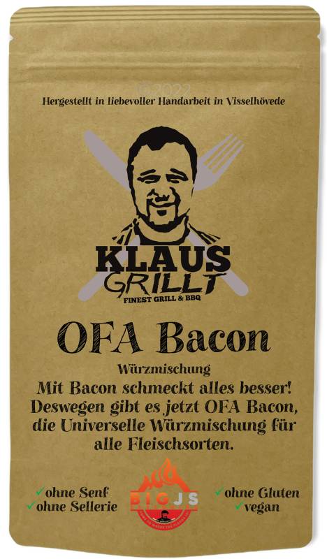 O.F.A Bacon 250 g Beutel by Klaus grillt