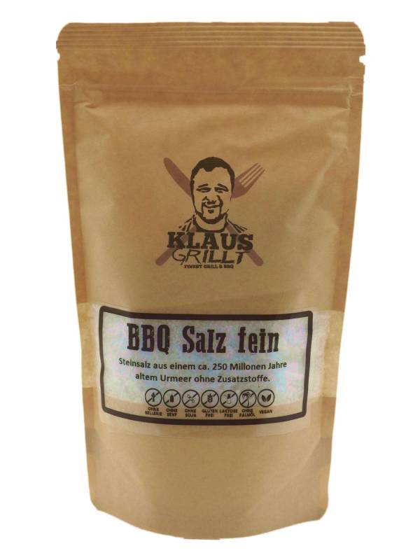 BBQ Salz fein 450 g Beutel by Klaus grillt