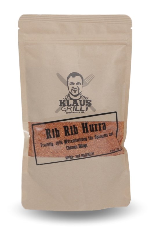 Rib Rib Hurra Rub 750 g Beutel by Klaus grillt