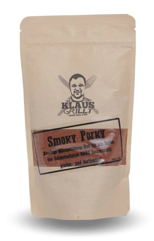 Smoky Porky Rub 250 g Beutel by Klaus grillt