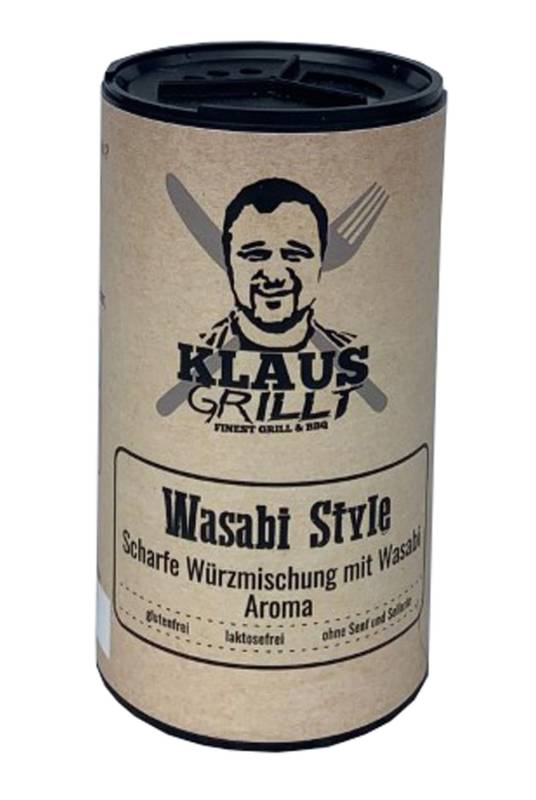 Wasabi Style Rub 100 g Streuer by Klaus grillt