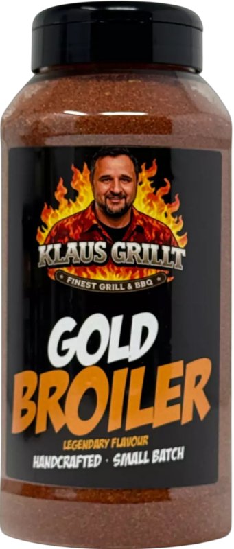 Klaus grillt Goldbroiler Rub 700g Streuer