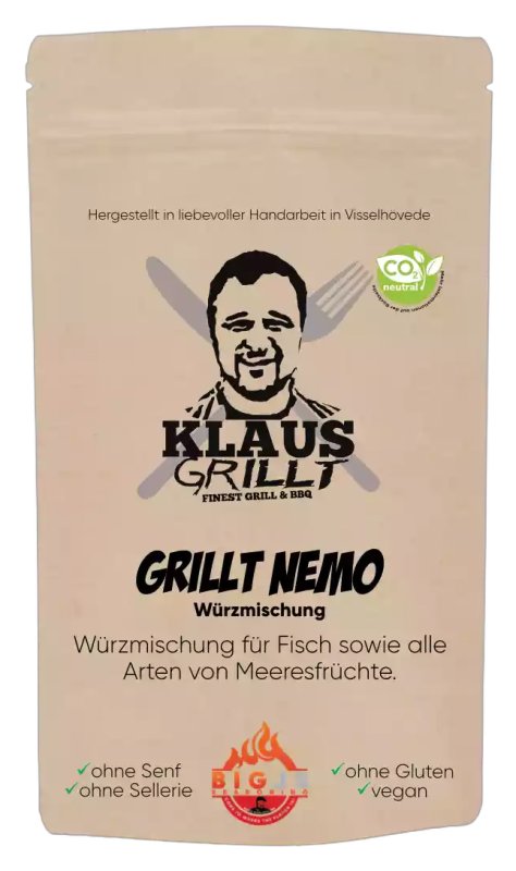 Grillt Nemo Gewürzmischung 250 g Beutel by Klaus grillt