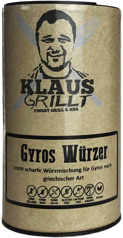 Gyros Gewürzmischung 120 g Streuer by Klaus grillt
