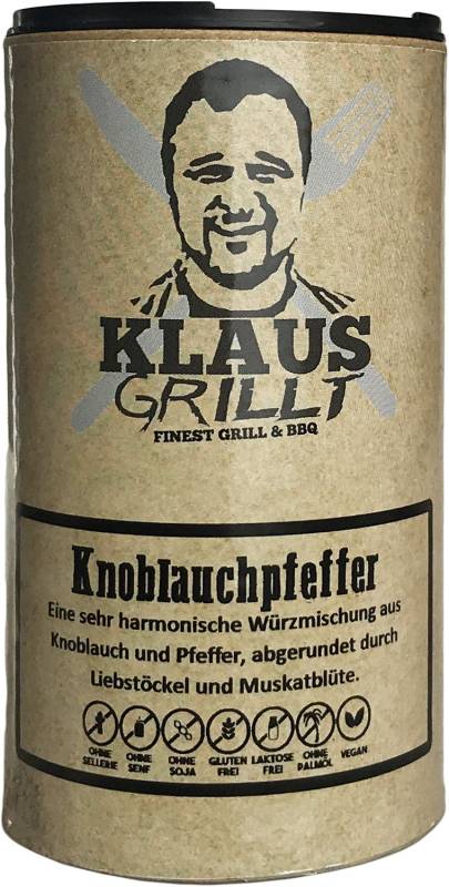 Knoblauchpfeffer 100 g Streuer by Klaus grillt