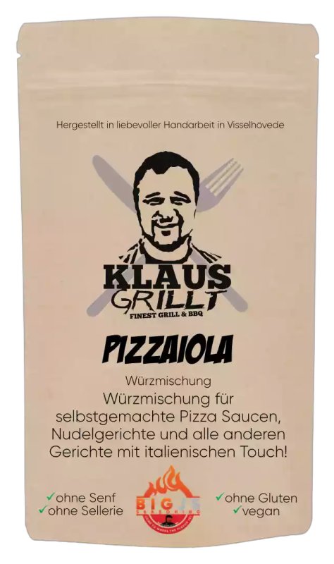 Pizzaiola Gewürzmischung 450 g Beutel by Klaus grillt