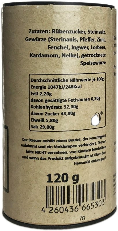 Rib Rib Hurra Rub 120 g Streuer by Klaus grillt