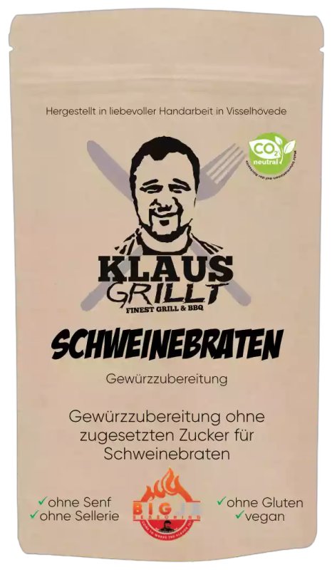 Schweinebraten Würzer 250 g Beutel by Klaus grillt