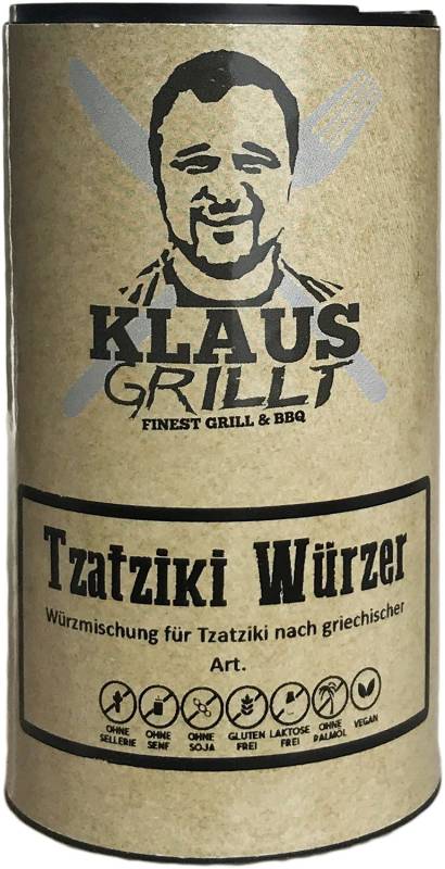 Tzatziki Gewürzmischung 120 g Streuer by Klaus grillt