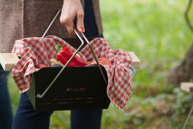 Knister Grill Small - Holzkohle Kompaktgrill