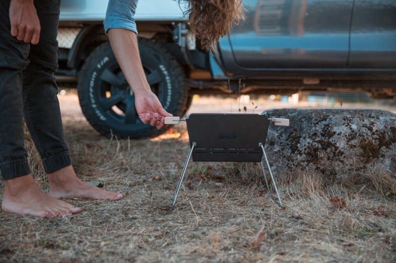 Knister Grill Small - Holzkohle Kompaktgrill