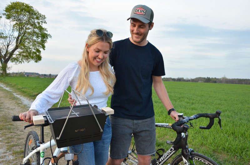 Knister Fahrradhalterung