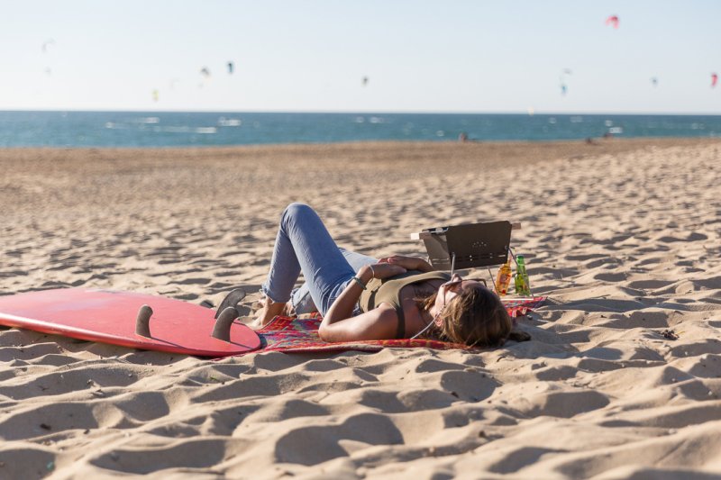 Knister Grill Small - Holzkohle Kompaktgrill