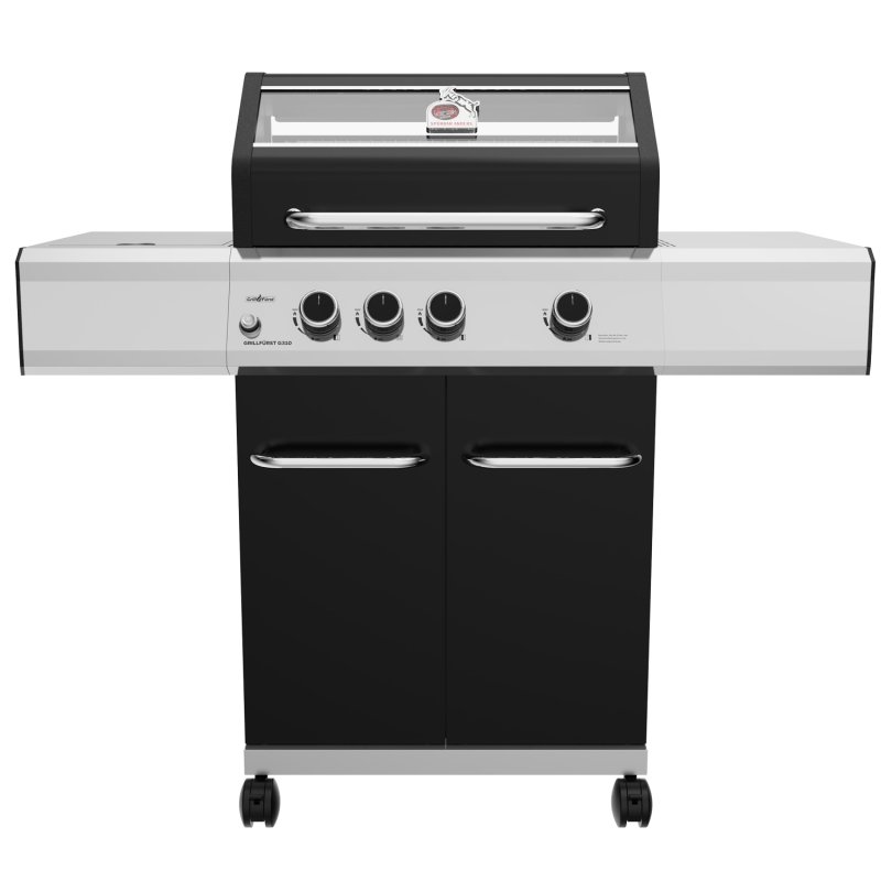 Grillfürst G310G 3-Brenner Gasgrill - 1. FC Köln Edition - Gusseisenroste