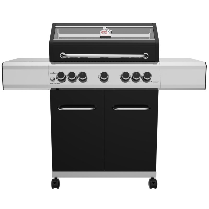 Grillfürst G520E 5-Brenner Gasgrill - 1. FC Köln Edition - Edelstahlroste