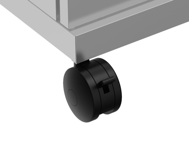 Grillfürst G521E 5-Brenner Edelstahl-Gasgrill - 1. FC Köln Edition - Edelstahlroste