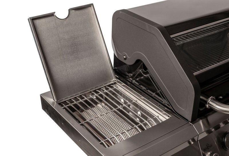Grillfürst G510G 5-Brenner Gasgrill - 1. FC Köln Edition - Gusseisenroste