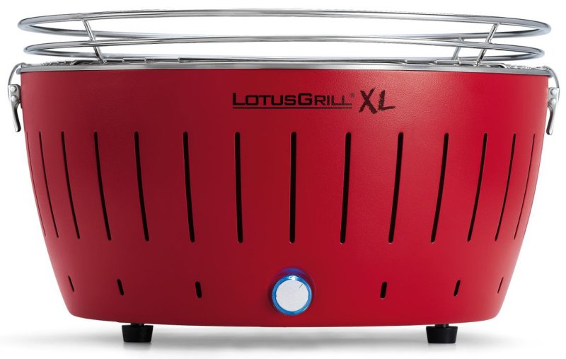 LotusGrill XL - Holzkohle Tischgrill - Feuerrot inkl. Tasche - Retoure